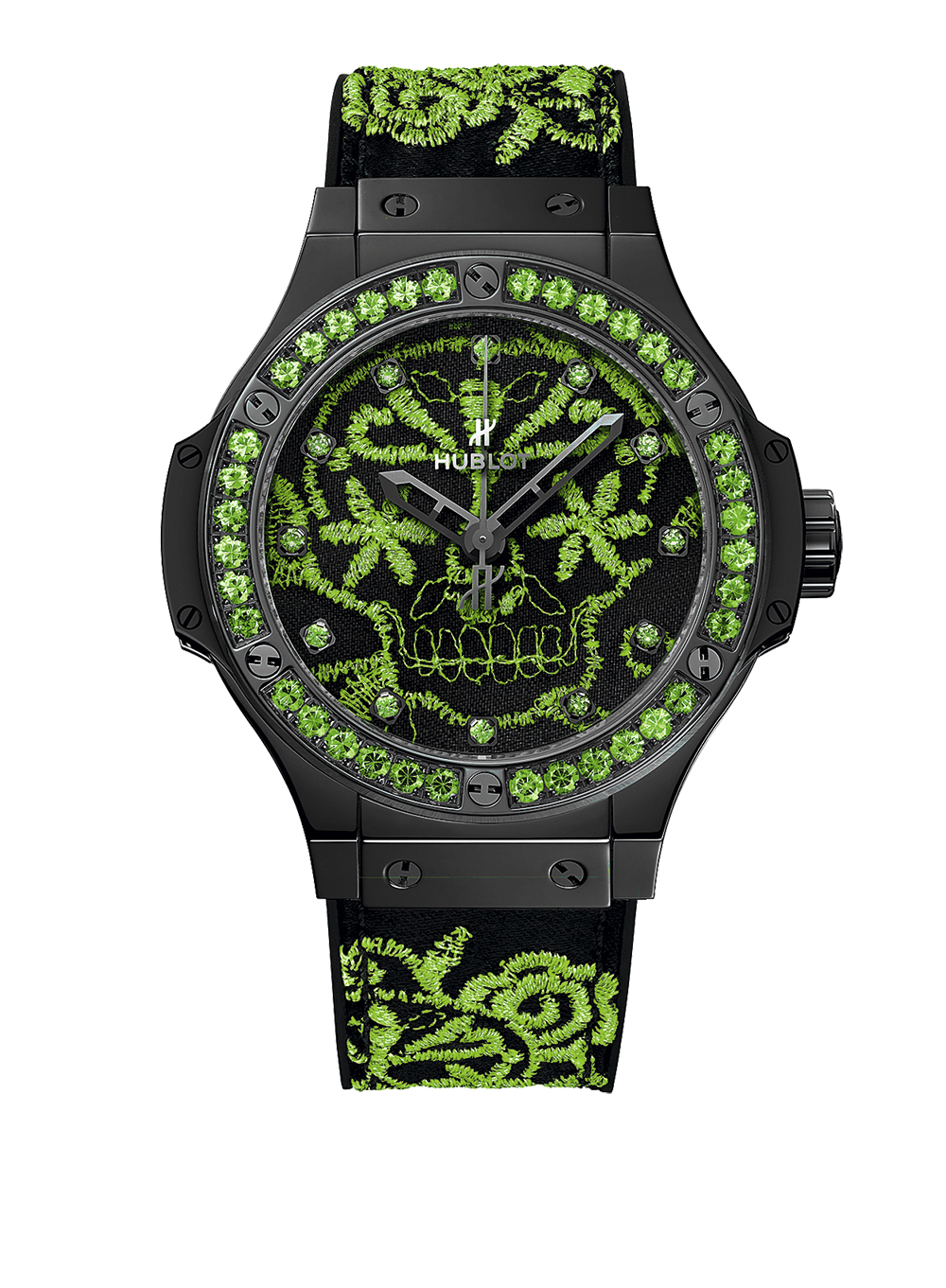 Big Bang Broderie Sugar Skull Fluo